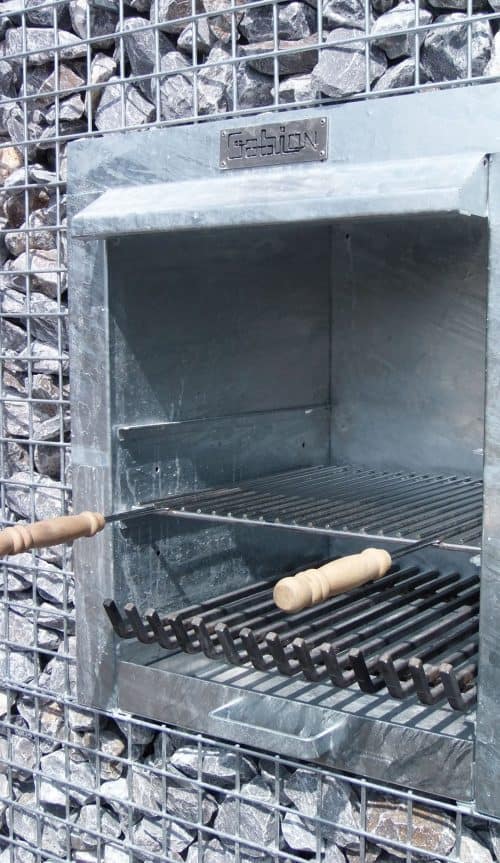 BBQ haard 95x180x55 Gabion