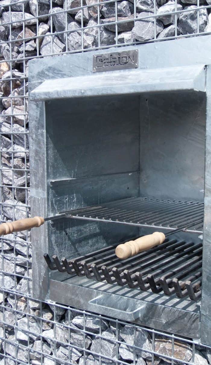 BBQ haard 95x180x55 Gabion