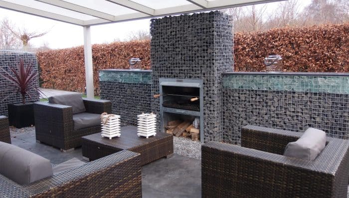 Maatwerk BBQ haard