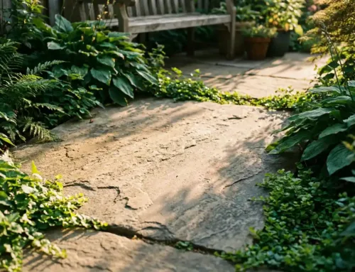 Zijn grote tegels geschikt voor een kleine tuin?