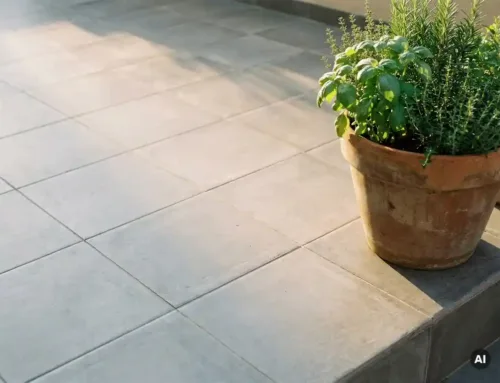 Wat is een mooie tegelkeuze voor een klein terras?