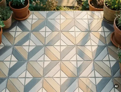 Welke terrastegel houdt het langst zijn kleur?