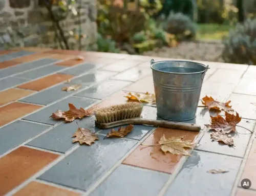 Hoe onderhoud je terrastegels het hele jaar door?