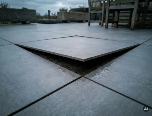 Hoe voorkom je waterschade onder terrastegels?